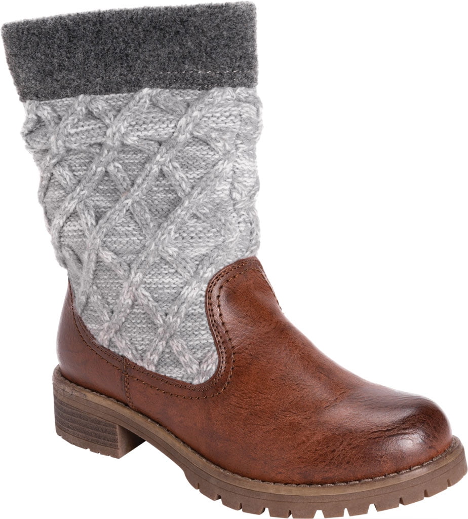 Muk Luks Women's Fable Boot Cognac 10