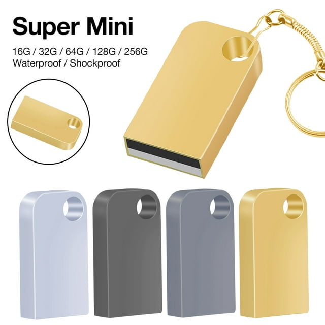 mini Clé usb 4 Go 8 Go 16 Go 32 Go 64 Go Clé usb en Métal Clé usb pour Cadeau