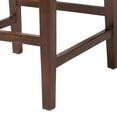 thumbnail image 5 of bali & pari Alise Handwoven Seagrass Bar Stool with Mahogany Wood Frame, 5 of 9
