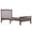 Espresso, variant on Ktaxon Twin Bed Frame,Solid Pine Wood Twin Platform Bed Frame, Bedroom Twin Bed with Headboard for Adults, Gray, 75.04"L*38.98"W*37.8"H