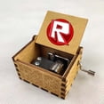 thumbnail image 2 of Caja de música de dibujos animados ROBLOX, caja de música clásica con manivela, decoración de Boutique, caja de música de madera Retro, regalo creativo, 2 of 4