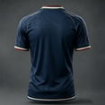 thumbnail image 4 of Mexico Soccer Jerseys for Men Casual Short Sleeve Crew Neck Soccer Shirts Retro Streetwear Top Dark Navy S, 4 of 4