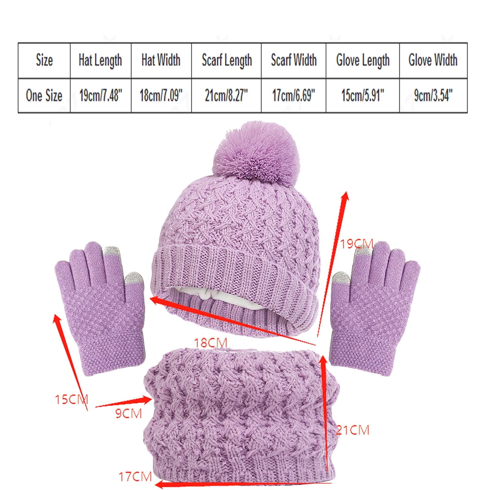 2025 Nouveaux Bonnets D'hiver Pour Enfants Gants Écharpe