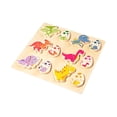 thumbnail image 3 of Rompecabezas de madera para niños pequeños de 1 a 3 años, juguetes de madera, juego de dinosaurio, rompecabezas de juguete para niñas y niños, rompeca, 3 of 9