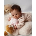 thumbnail image 3 of iCradle Lovely Lifelike Baby Dolls Girl 19 inch 48 cm Realistic Babies Soft Cloth Body Rooted Hair Birthday Gift for Kids 3+, 3 of 4