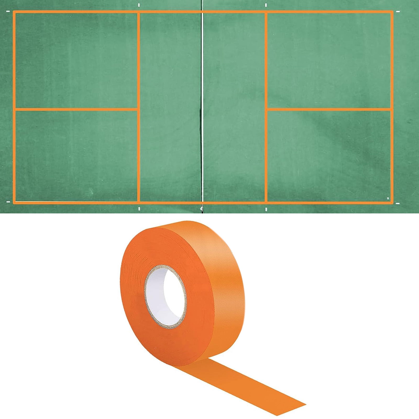 Outdoor Pickleballs Courts Tape Auto-Adhesive Pickleballs Courts Marking Tape for Sports Enthusiasts
