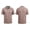Light Brown #1, variant on WULMLEO Mens Polo Shirts 2 Buttons Cotton Short Sleeve Tops Golf Collared Basic Tshirts Breathable Soft Classic Tees Champagne Polyester