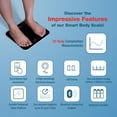 thumbnail image 3 of Bisonbody Smart Digital Body Bathroom Scale – Detects 20 Body Composition Metrics Including Weight, BMI, Body Fat, and more – Smartphone App Support – Support 24 Users – Digital Family Scale Bluetooth, 3 of 5