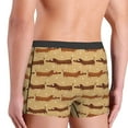 thumbnail image 3 of Goofa Dachshund Dog Puppy Printed Men's Boxer Briefs Underwear, Moisture-Wicking Underwear, Trunk,Soft and Breathable Cotton Underwear-Medium, 3 of 9