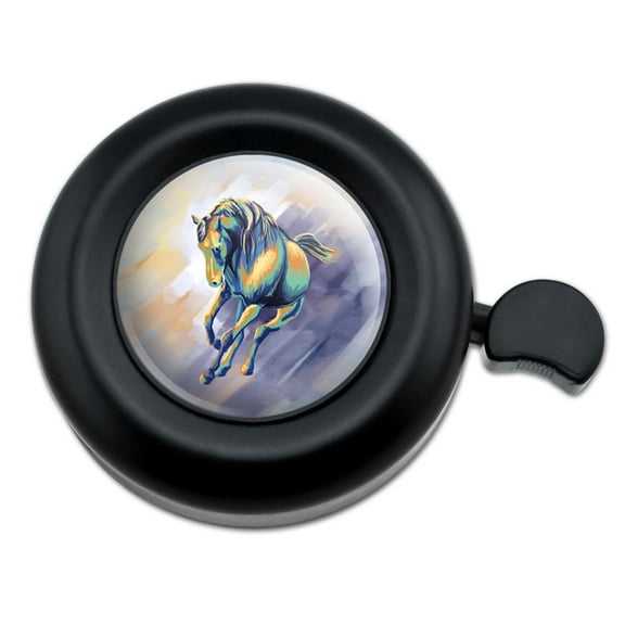 Horse Running Painting Cool Colors Bicycle Handlebar Bike Bell