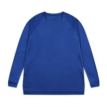 SHTXOZHI Long Sleeve Shirts for Men Crewneck Basic Tee Tops Athletic Workout Running T Shirts