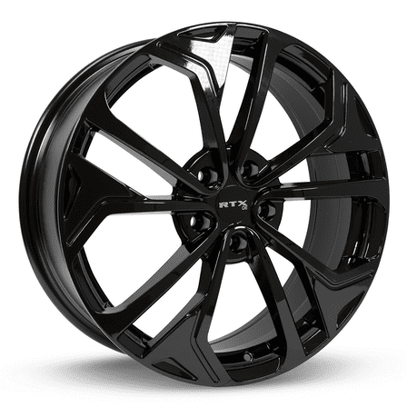 RTX Asan 19x7.5 5x114.3 ET45 CB67.1 Gloss Black Wheel