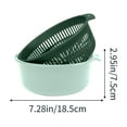 thumbnail image 2 of Factory Food Grade Double Drainage Basket, Plastic Sink Filter Basket, Vegetable Fruit Storage Basket Set, Kitchen Multi Functional Double Layer Strainer Bowl With Handles For Washing & Draining, 2 of 6