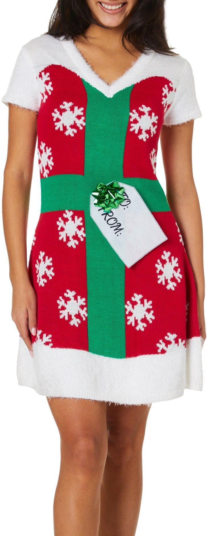 derek heart sweater dress