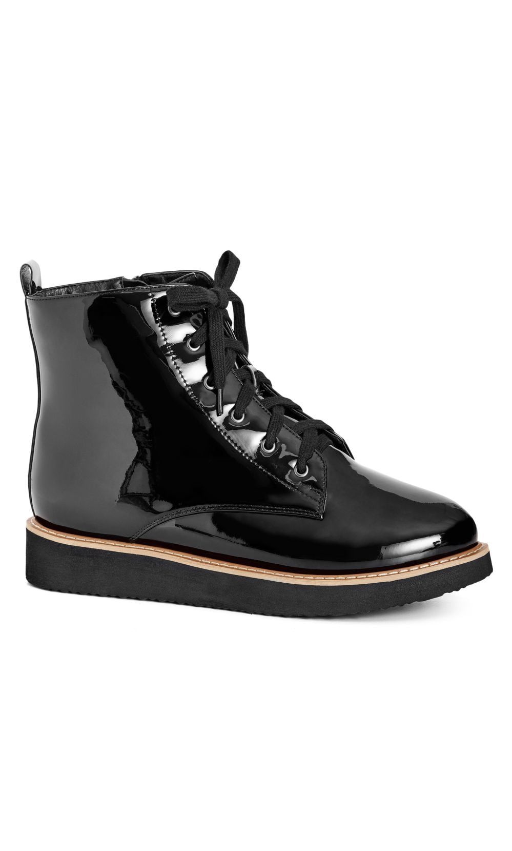 Wide Fit Violet Ankle Boots - Walmart 