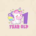 thumbnail image 4 of Inktastic 1 Year Old with Cute Unicorn Birthday Girls Baby T-Shirt, 4 of 5