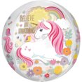 thumbnail image 1 of Unicorn Ballon Orbz Transparent 41 cm, 1 of 3