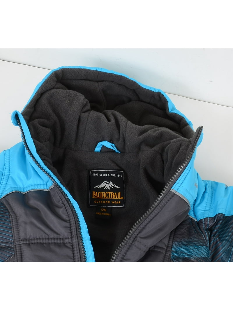 Pacific Trail 12 Months Blue Piece Winter Snow Suit Jacket Coat