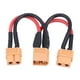thumbnail image 3 of Conector de batería en paralelo XT60 de 2 tipos, 2 machos a 1 hembra, adaptador de arnés divisor en Y de doble extensión, cable adaptador de 14 AWG para Lipo RC [1 macho y 2 hembras], 3 of 8
