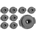 thumbnail image 2 of 9Pcs ABS Drum Set Quick Release Nuts Cymbal Quick Assembly Drum Mate Replacement Accessories, 2 of 5