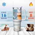 thumbnail image 5 of Christian Tumbler Inspiration Christian Gift for Women, Bible Verse Religious Coffee Cup, Religious Gifts For Mom Sister Grandma, I Am A Child of God 40 Oz Stainless Steel Tumbler With Handle & Straw, 5 of 6
