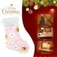 thumbnail image 4 of Coolnut Christmas Stocking Personalized Daisy Large Candy Stocking Hanging Gift Xmas Stockings Decoration 1 PC for Family Holiday Party Ornaments Decor Fireplace, 4 of 7