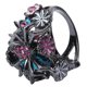thumbnail image 1 of Anillo con diseño de araña, interesante anillo de aleación único, joyería para adultos, hombres y mujeres (talla 10), 1 of 7