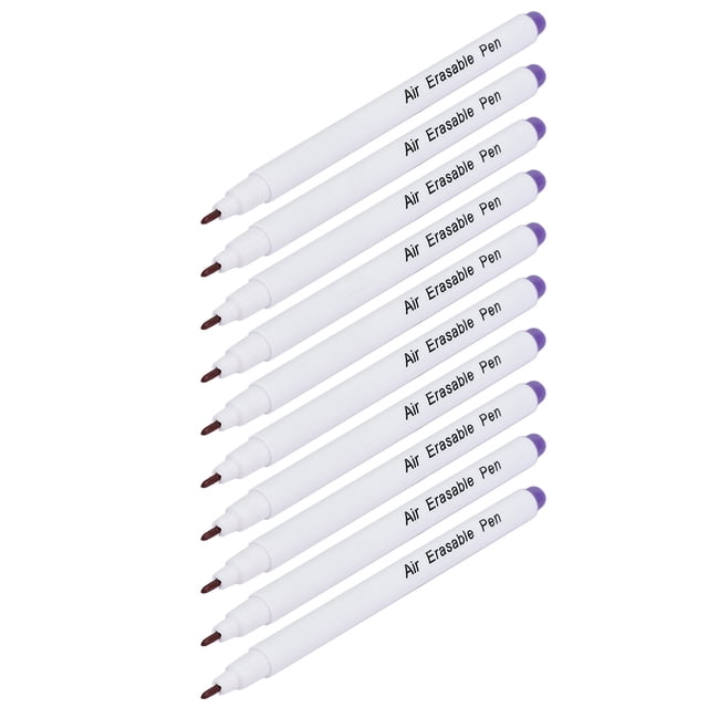 Air Water Erasable Pen Fabric Marker Temporary Marking Auto Vanishing Pen Air Erasable Pen, 10pcs Disappearing Ink Marking Pen For Cloth Marking ToolsMarking & Tracing Tools