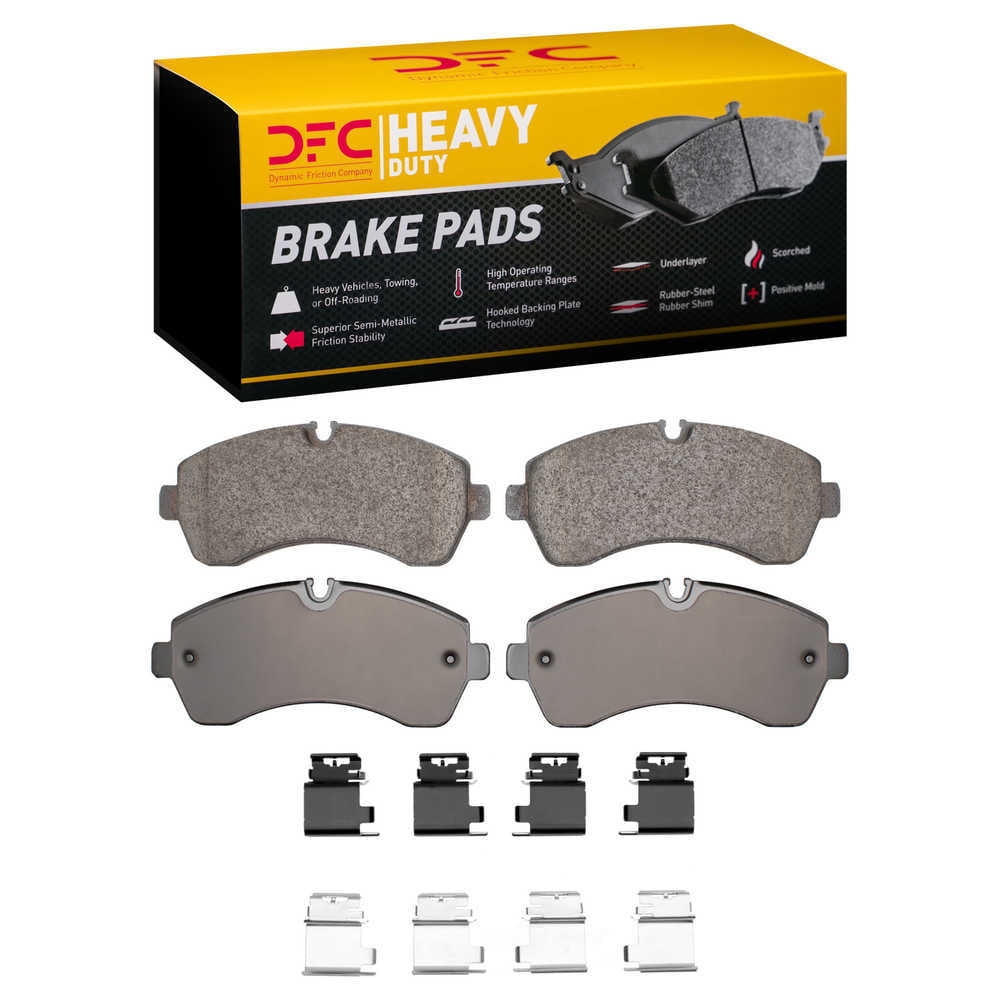 Dynamic Friction Company 1214-1268-02 DFC Heavy Duty Pads and Hardware Kit
