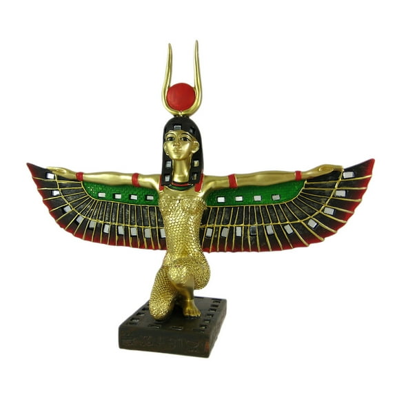 Zeckos Winged Egyptian Goddess Statue Deity Mythology