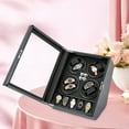 thumbnail image 2 of 8+5 Automatic Watch Winder, Rotation Watch Display Box Storage with Lock Quiet,Watch Winder Box Watch Display Box Storage Case W/5 Modes, 2 of 21