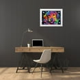 thumbnail image 3 of Dean Russo Collection 32x25 White Modern Wood Framed Museum Art Print Titled - Love is Golden, 3 of 4
