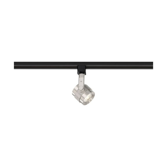 1 - Light Brushed Nickel/Silver Track Lighting