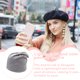 thumbnail image 4 of Qarigey Beanie Hat Cómodo Casual Color sólido Gorros para adultos Gorras Turbante simple Mujeres Hombres Sombreros para la decoración del vestido Sombreros cuero gris Qarigey AP009244-17B, 4 of 6