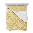 thumbnail image 7 of Yellow Geometric Full Size Down Alternative Comforter, Lightweight Comforter Quilt Bedding Set with Pillow Shams Morocco Modern Abstract Plaid Art All Seasons Bed Comforter Duvet Insert 78"x90", 7 of 7