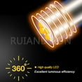thumbnail image 6 of Ruiandsion P13.5S 10-60V Wide Voltage Amber Yellow LED Bulb 800LM 2500K Warm Glow Replacement for Bicycle Headlight Camping Outdoor Light,Pack-4, 6 of 8