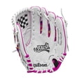 thumbnail image 3 of Wilson 2024 A440™ Flash™ 11.5” Youth Fastpitch Softball Glove - White/Tie Dye, Left Hand Throw, 3 of 4