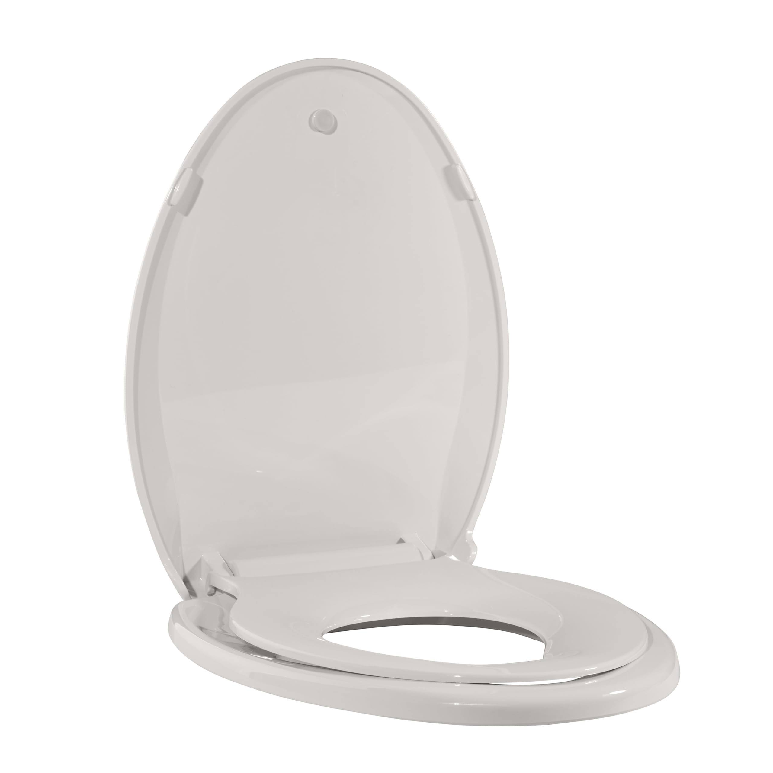 Toilet Seat with Built-in Potty Training Seat,Kids Potty Training,Toddler Toilet Seat,2 in 1 Toilet Seat for Toddlers & Adults,Soft-Close, Comfortable,Removable That Will Never Loosen, Round