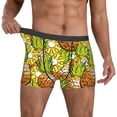 thumbnail image 2 of Kdxio Men's Boxer Briefs with Tropical Summer Fruit Print - Comfortable and Breathable Underwear for Everyday Wear, 2 of 7