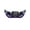 Purple, variant on Mint Green Solar Powered Strobe Light for Car Windshield Demon Eye Flashing Hazard Lamp Suction Cup Dashboard Decor Night Safety Warning Signal