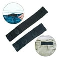 thumbnail image 1 of Paquete de 2 extensores de botones para pantalones, hebilla elástica multifuncional portátil, piezas de repuesto para botones, extensores de Negro BLESIY extensor de cintura, 1 of 8