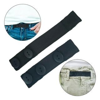 YouOKLight Button Extenders for Jeans, 12 Pcs Jean Button Extender, Women  Men Pants Waist Extenders - Pants Button Extender 2.12/1.33 Inches 3 Colors