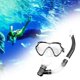 thumbnail image 2 of Set de Snorkel Gafas de Buceo Profesionales Ajustables Elásticos Negro, 2 of 9