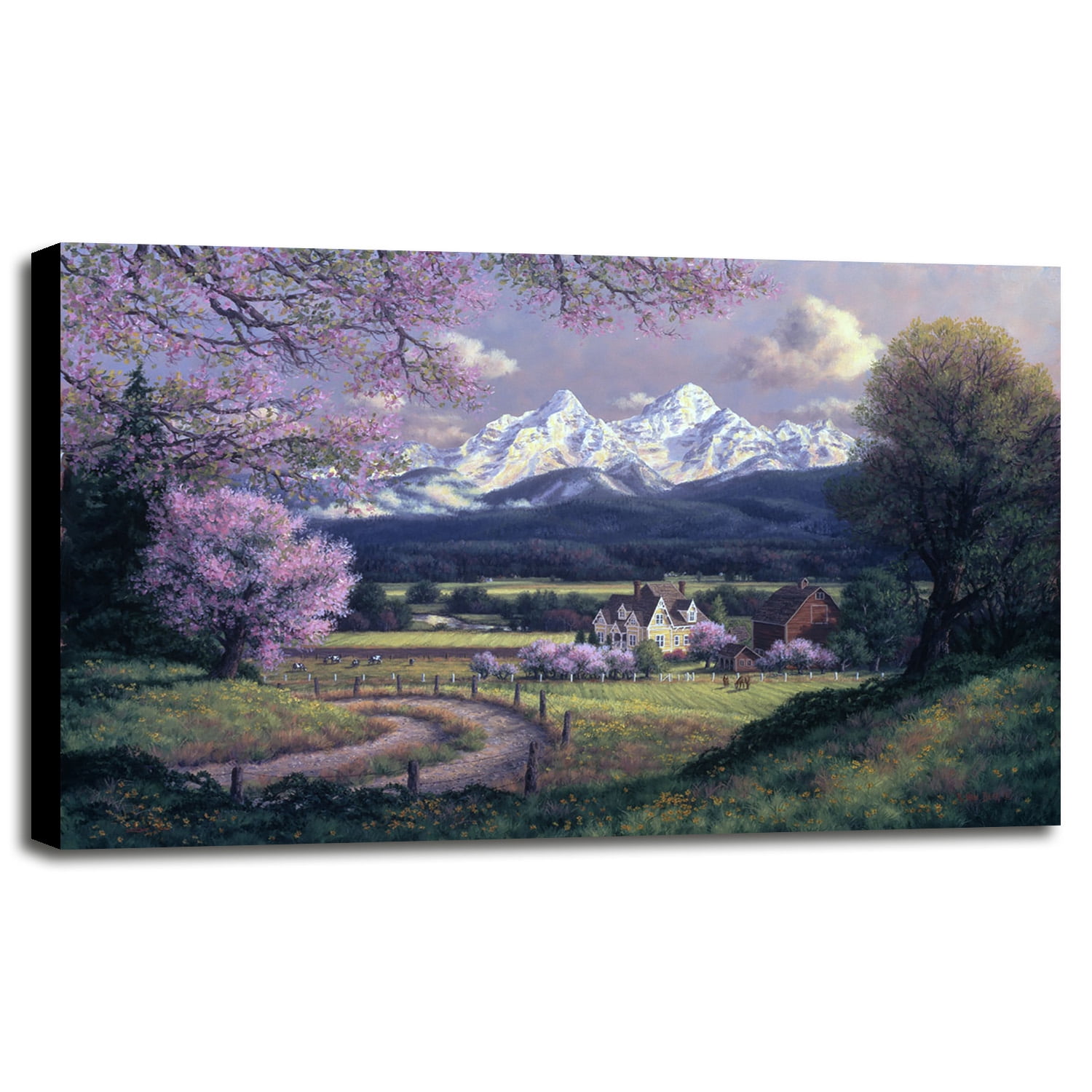 Twin Sister Elegance Ranvan5549 Print 17 X26 25 By Randy Van Beek Twin Sister Elegance Ranvan5549 Print 17 X26 25 By Randy Van Beek In A Canvas Stretched Black Frame Com