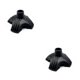 thumbnail image 1 of Soidarity Cane Pad Cover Crutches Sports Goods Stick Replacement Anti-Skid Tips Tool Mountaineering Wear-Resistant Hiking Negro 2piezas, 1 of 6