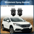 thumbnail image 3 of Unique Bargains Windshield Washer Nozzle Front Windshield Spray Nozzles Wiper Spray Washer Jet With 1.2 Meter Fluid Hose No.76810TP6A01 for Honda HR-V 16-17  Black, 3 of 7