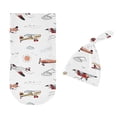 thumbnail image 2 of Set de capullos de avión vintage Blanket Sweet Jojo Designs, 2 of 6