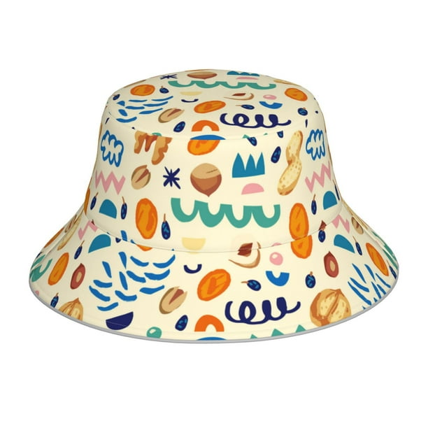 Fotbe Peanuts 8 Sombrero Tipo Pescador con Estampado – Sombrero de Sol de Algodón de Moda para Playa, Golf, Pesca