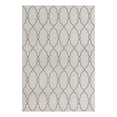 thumbnail image 3 of Unique Loom Outdoor Trellis Collection Area Rug - Links Trellis (6' 1" x 9' Rectangle Ivory/Navy Blue), 3 of 7