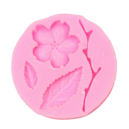 

Reduced！Silicone 3D DIY Peach Blossom Fondant Non Stick For Baking Dishwasher Safe